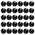thumbnail image 1 of Uxcell K9 Crystal Octagon Beads 2 Holes Pendants, 60 Pack 14mm Chandelier Prisms Hanging Beads Black, 1 of 6