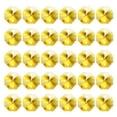 thumbnail image 1 of Uxcell K9 Crystal Octagon Beads 2 Holes Pendants, 60 Pack 14mm Chandelier Prisms Hanging Beads Golden, 1 of 6