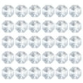 thumbnail image 1 of Uxcell K9 Crystal Octagon Beads 2 Holes Pendants, 60 Pack 16mm Chandelier Prisms Hanging Beads Clear, 1 of 6