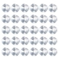 thumbnail image 1 of Uxcell K9 Crystal Octagon Beads 2 Holes Pendants, 60 Pack 22mm Chandelier Prisms Hanging Beads Clear, 1 of 6