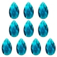 thumbnail image 1 of Uxcell K9 Crystal Pendants Teardrop Beads, 10 Pack 38mm Chandelier Prisms Parts Hanging Beads DIY Lamp Sky Blue, 1 of 7