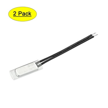 Uxcell KSD9700 Thermostat 75℃ N.C 10A Metal Bimetal Temperature Control Switch 2count