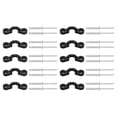 thumbnail image 1 of Uxcell Kayak Pad Eye, 10 Pack Nylon Deck Loops with 20 Blind Rivets, 1 of 6