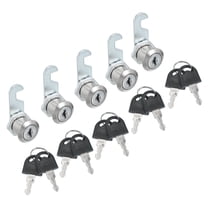 Uxcell Key Alike Cabinet Cam Lock with Key Tubular Lock for Security Applications 5/8 Inch