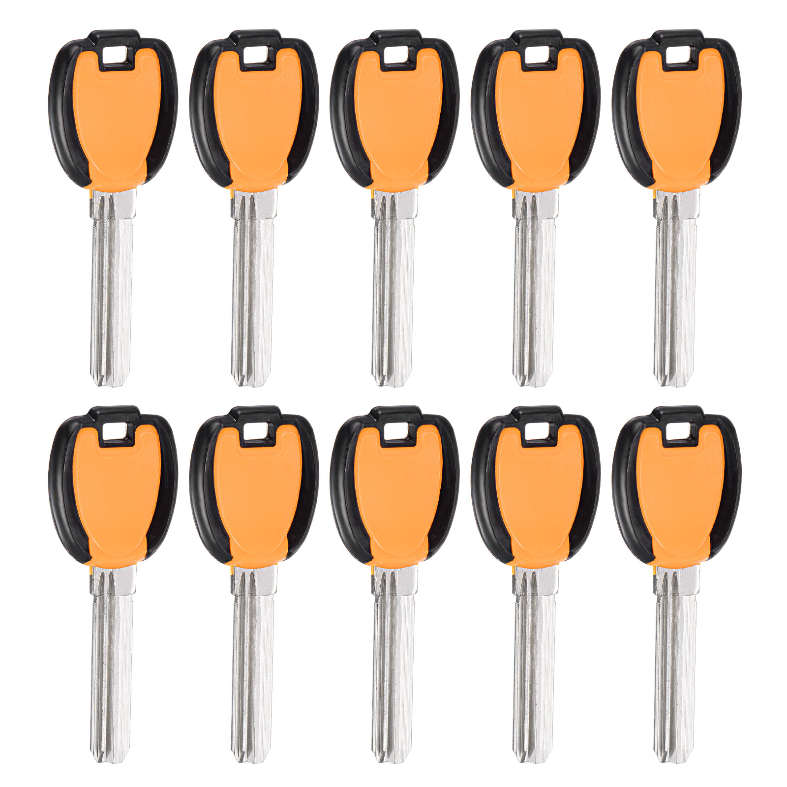Uxcell Key Blank, 37.5mm Length 2 Slot Brass New Un-cut Replacement Tool 10 Pack - image 1 of 5