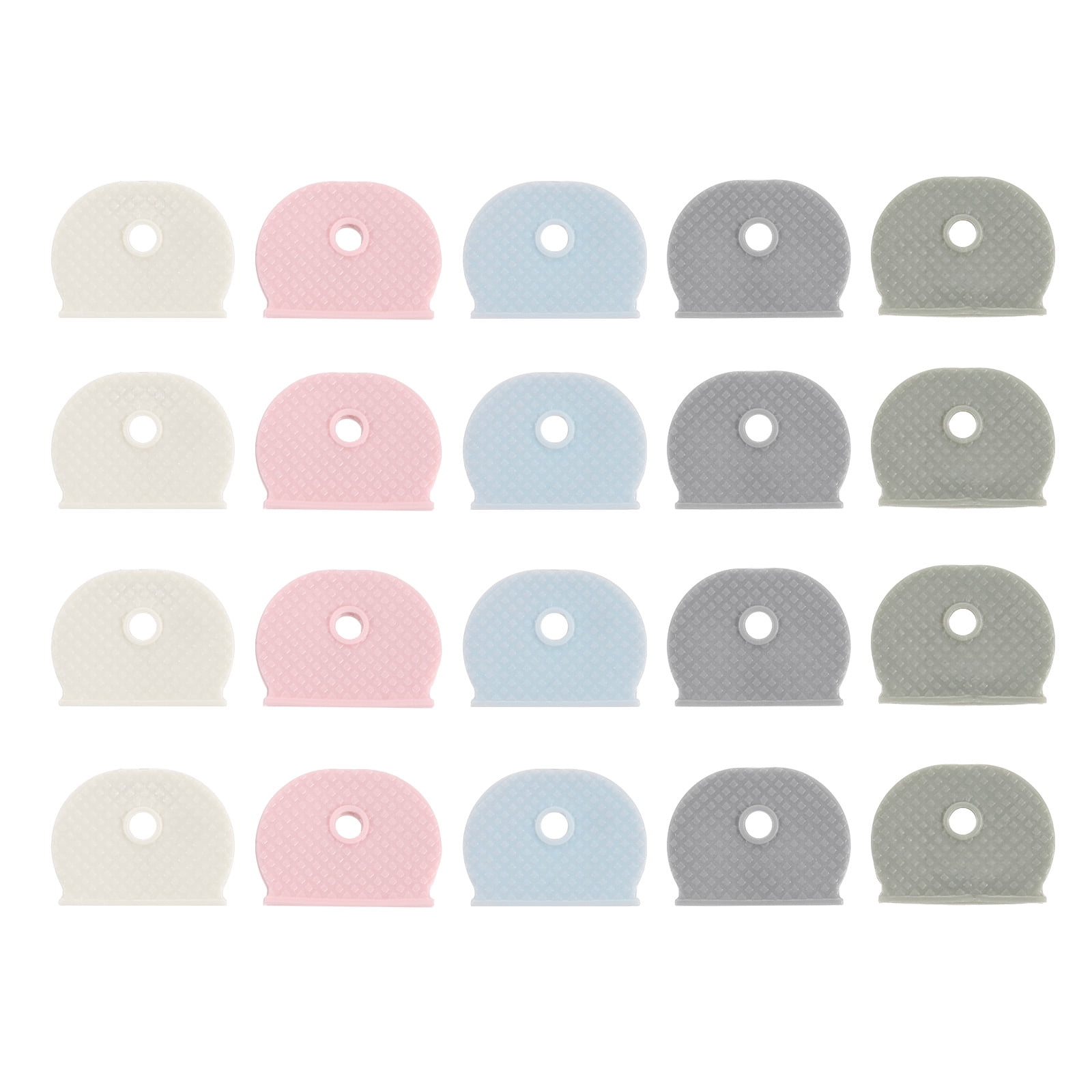 Uxcell Key Caps Set, 20 Pcs Key Cap Tags Identifiers Covers Silicone ...