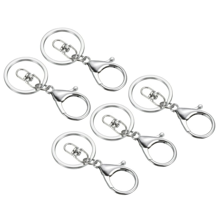 Uxcell Key Chain Ring Lobster Clasp Keyring Trigger Clip Keychain