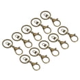 thumbnail image 1 of Uxcell Key Chain Rings Lobster Clasps Keyring Keychain Holder, Blue 10 Pack, 1 of 5