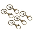 thumbnail image 1 of Uxcell Key Chain Ring Lobster Clasp Keyring Trigger Clip Keychain Holder for Arts Crafts Blue, 1 of 5