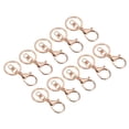 thumbnail image 1 of Uxcell Key Chain Rings Lobster Clasps Keyring Keychain Holder, Rose Gold 10 Pack, 1 of 5