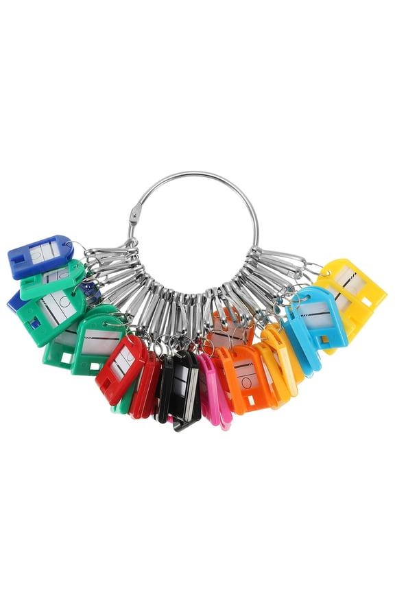 Key Organizer with 30 Spring Hooks and Key Label Tags for Office Hotel
