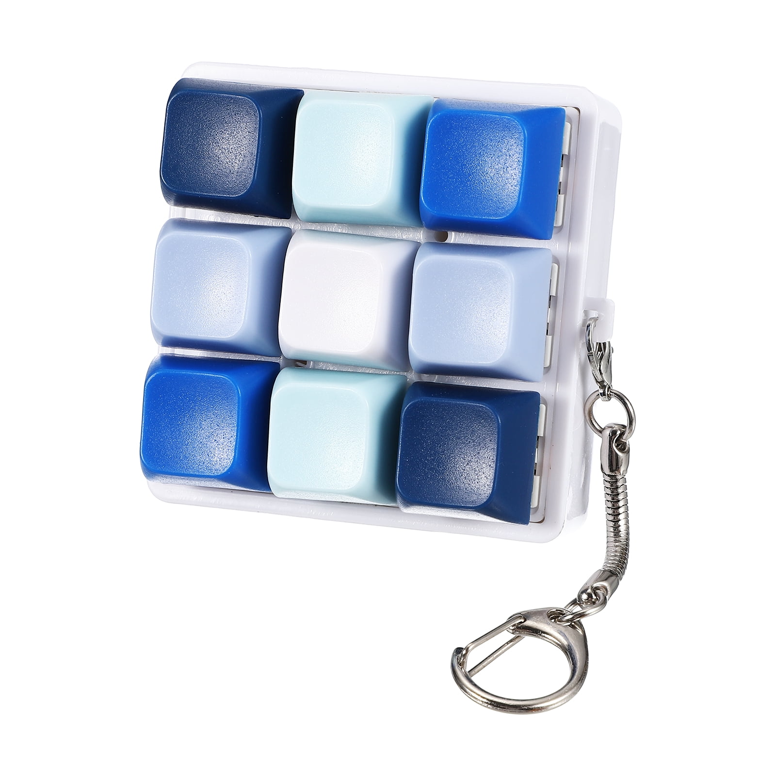 Uxcell Keyboard Fidget Keychain, Keyboard Fidget Toy Button Finger ...