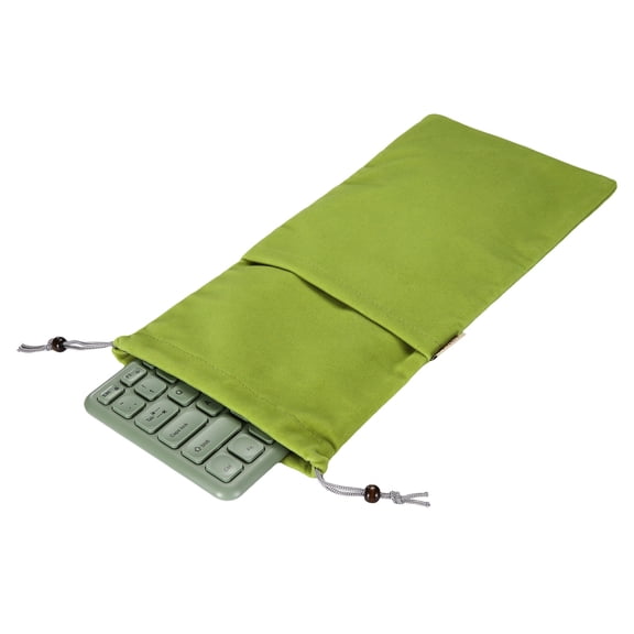 Uxcell Keyboard Sleeve Cover 66 Keys Keyboards Portable Case (13.8" x 5.9", Green) - Dustproof, Waterproof for Wireless Mechanical Keyboards