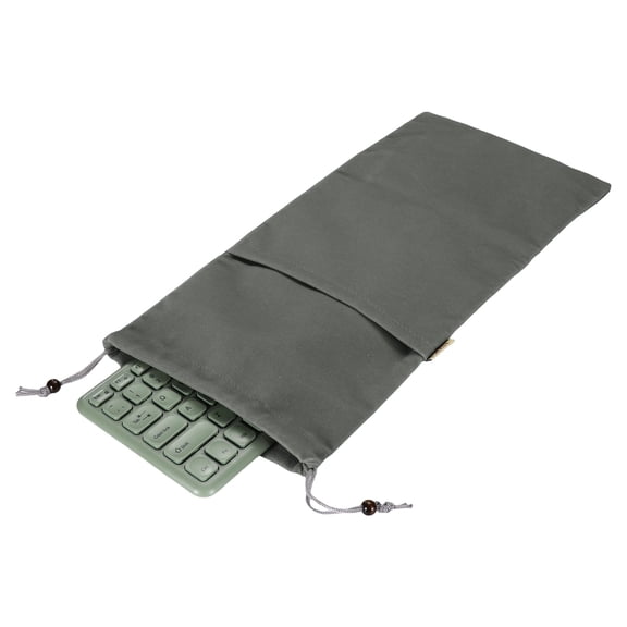 Uxcell Keyboard Sleeve Cover 87 Keys Keyboards Portable Case (14.2" x 7.1", Gray) - Dustproof, Waterproof for Wireless Mechanical Keyboards