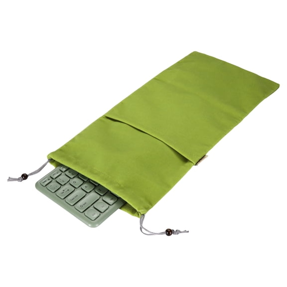 Uxcell Keyboard Sleeve Cover 87 Keys Keyboards Portable Case (14.2" x 7.1", Green) - Dustproof, Waterproof for Wireless Mechanical Keyboards