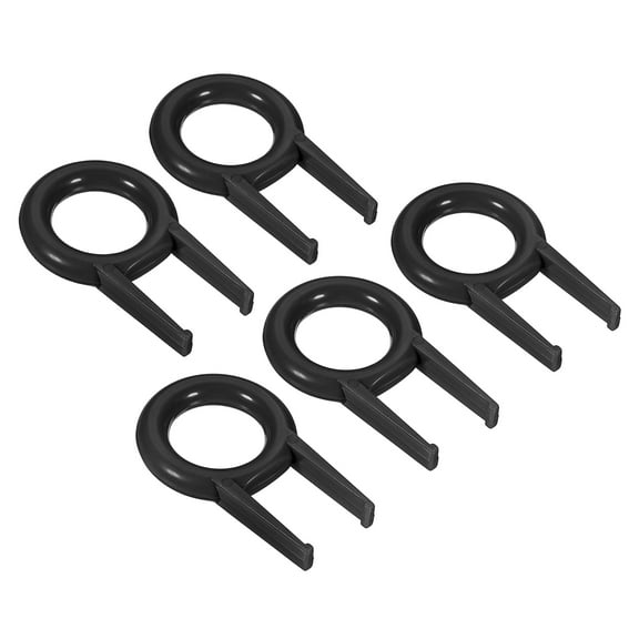 Uxcell Keycap Puller Switch Remover DIY Tool Fixing Keyboard Plastic for Mechanical Keyboard, Black 5 Pack