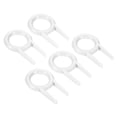 thumbnail image 1 of Uxcell Keycap Puller Switch Remover DIY Tool Fixing Keyboard Plastic for Mechanical Keyboard, White 5 Pack, 1 of 6