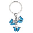 thumbnail image 1 of Uxcell Keychains for Women, Enameled Charm Keychain Car Key Ring Pendant Key Chains, Handbag Decor Sky Blue, 1 of 6