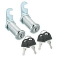 thumbnail image 1 of Uxcell Keyed Alike Cabinet Cam Lock with Tubular Locks for Security 1-1/2 Inch Silver, 1 of 7