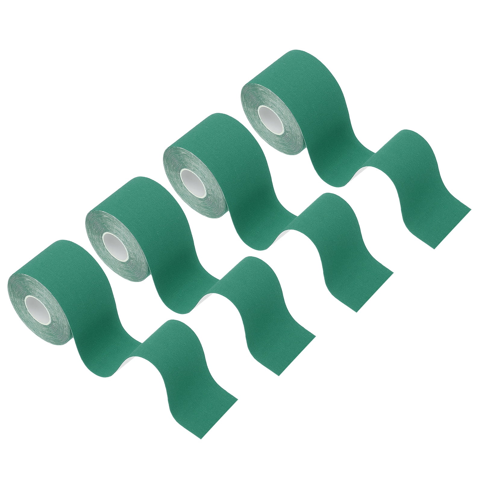 Uxcell Kinesiology Tape, Adhesive Cotton Sport Muscle Support Tapes Waterproof Elastic Tape for Knee Ankle Wrist Shoulder Dark Green