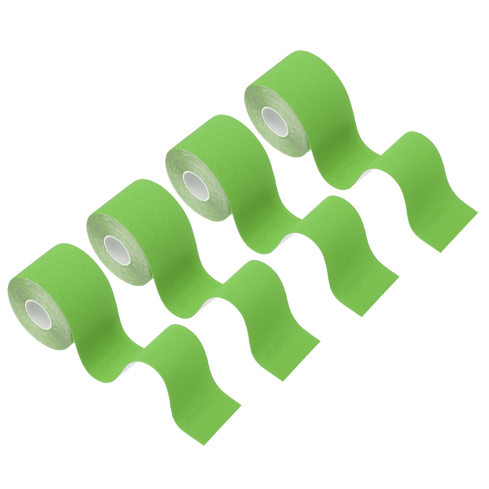 Uxcell Kinesiology Tape, Adhesive Cotton Sport Muscle Support Tapes Waterproof Elastic Tape for Knee Ankle Wrist Shoulder Green