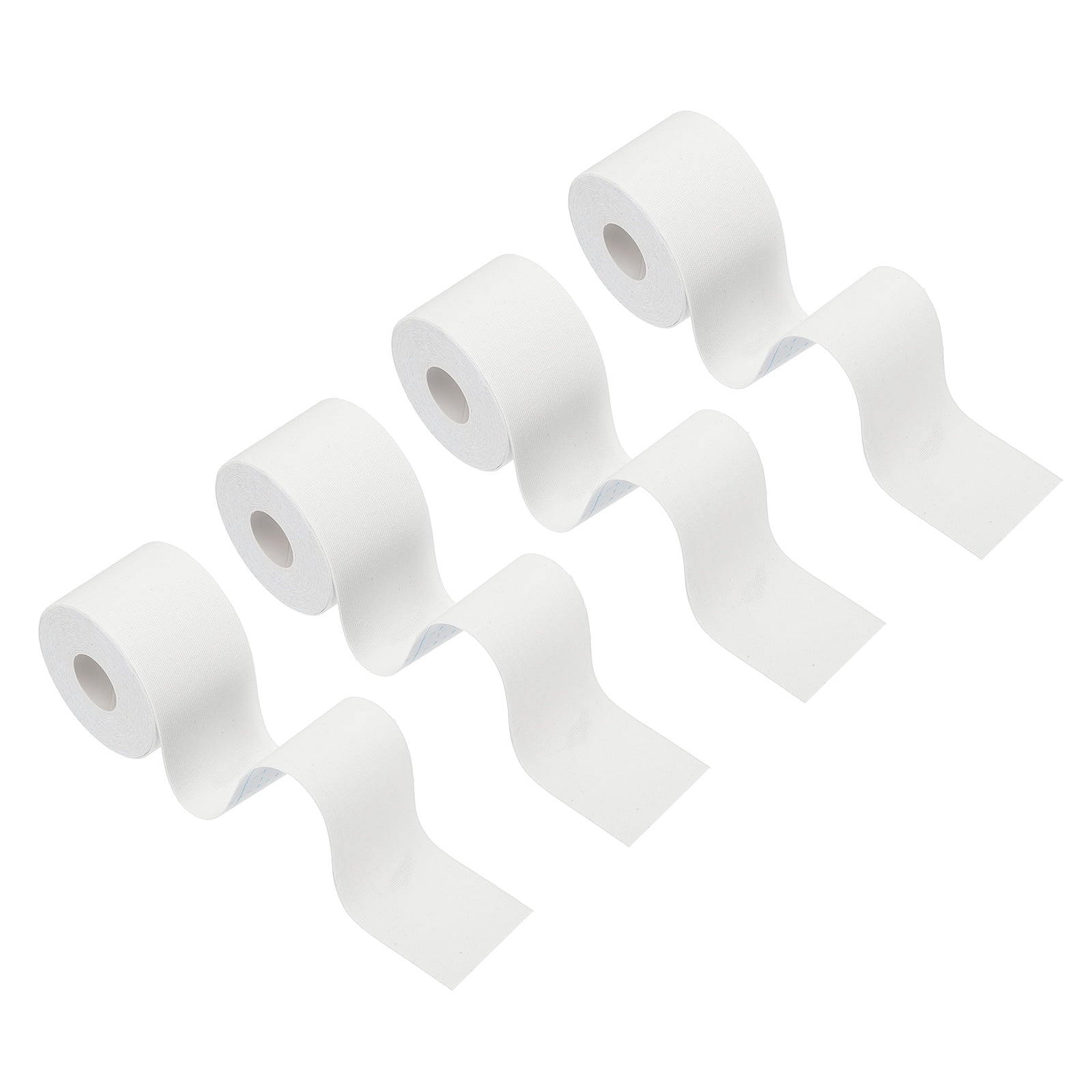 Uxcell Kinesiology Tape, Adhesive Cotton Sport Muscle Support Tapes Waterproof Elastic Tape for Knee Ankle Wrist Shoulder White