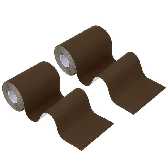 Uxcell Kinesiology Tape, Adhesive Cotton Sports Muscle Support Tape Waterproof Elastic Tape for Knee Ankle Wrist Coffee Color