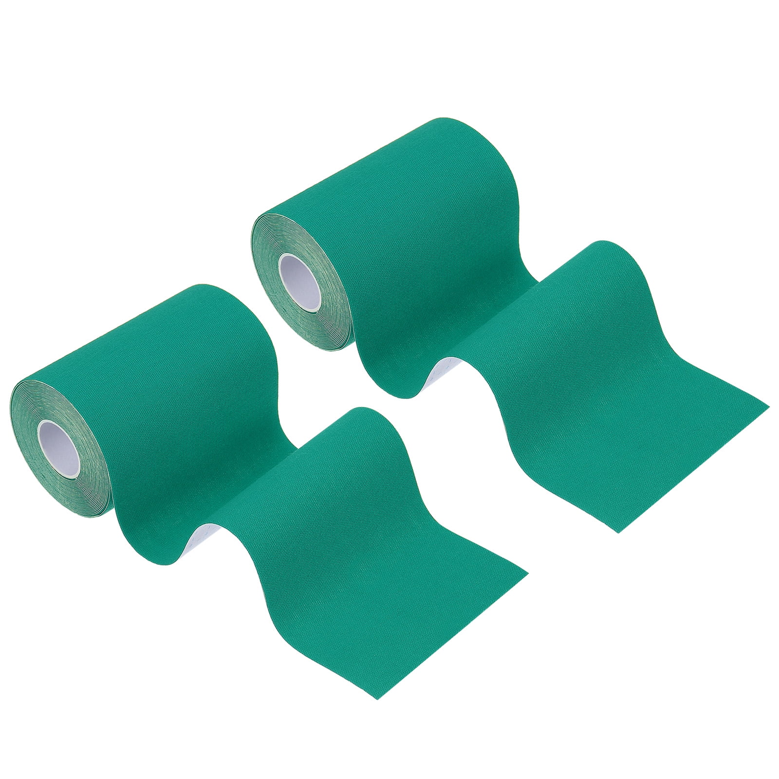Uxcell Kinesiology Tape, Adhesive Cotton Sports Muscle Support Tape Waterproof Elastic Tape for Knee Ankle Wrist Dark Green