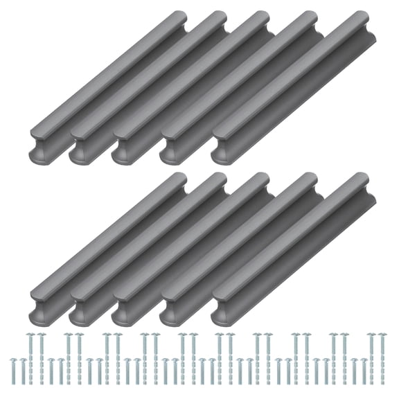 Uxcell Kitchen Cabinet Handles Hole Center Brushed Cabinet Pulls Kitchen Drawer Hardware for Cupboard Drawer Pulls Gray 3.78 Inch (96mm)