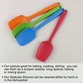 thumbnail image 1 of Uxcell Kitchen Cooking Silicone Spatula Heat Resistant Flipping Turner Cooking Baking Utensils Blue, 1 of 6