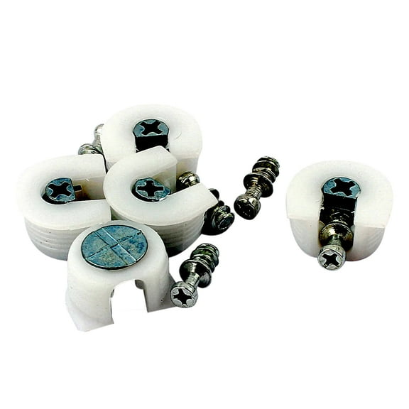 Uxcell Kitchen Furniture Metal Peg Studs Plastic Shelf Support Screw Pins 5Pcs