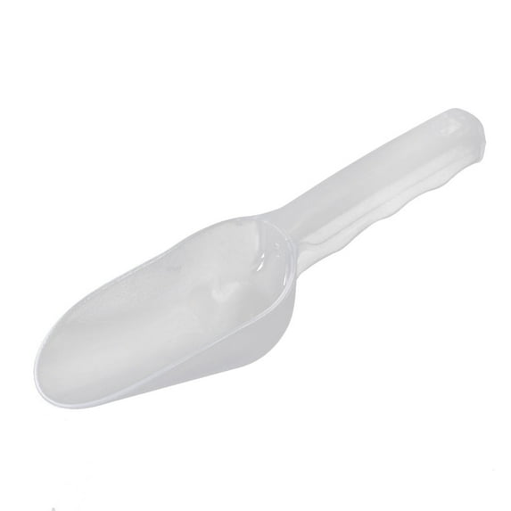 Uxcell Kitchen Home Cooking Utensil Plastic Handle Bouncer Food Ice Bar Scoop Spoon Tongs Clear