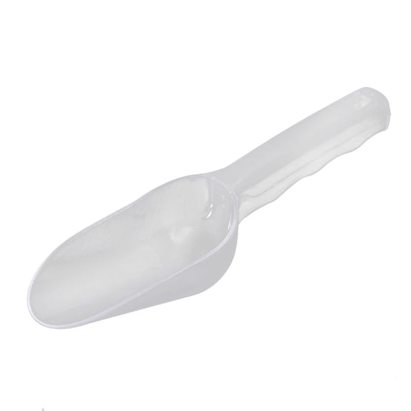 Uxcell Kitchen Home Cooking Utensil Plastic Handle Bouncer Food Ice Bar Scoop Spoon Tongs Clear