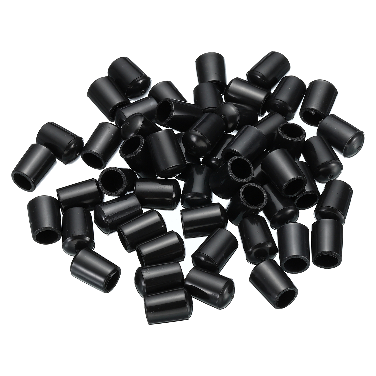 Uxcell Kitchen Sink Rack Feet, 100 Pack 7mm IDx9mm OD PVC Rack Bottom ...