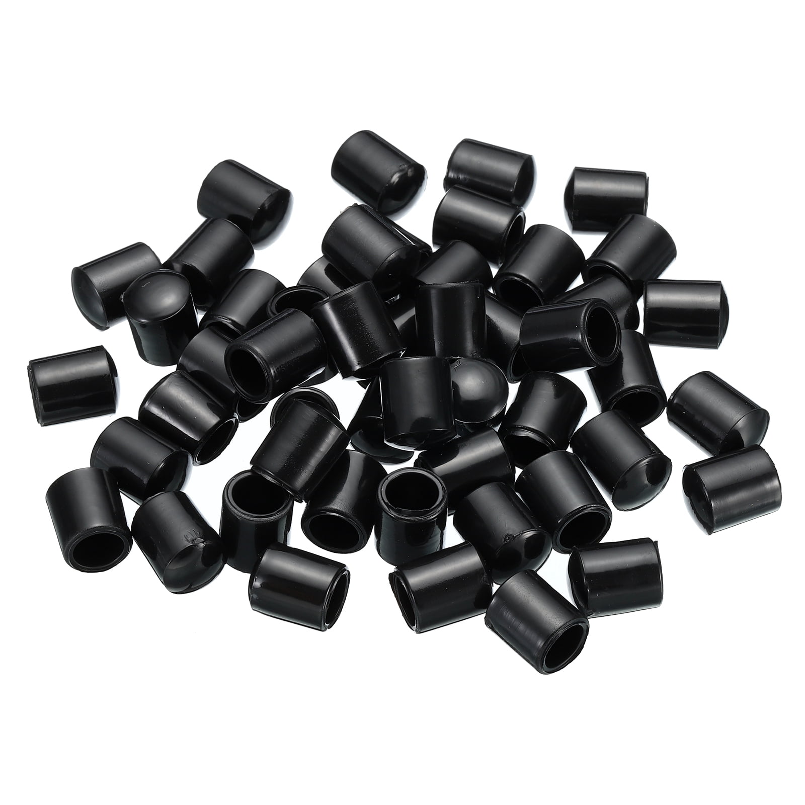 Uxcell Kitchen Sink Rack Feet, 100 Pack 8mm IDx11mm OD PVC Rack Bottom ...