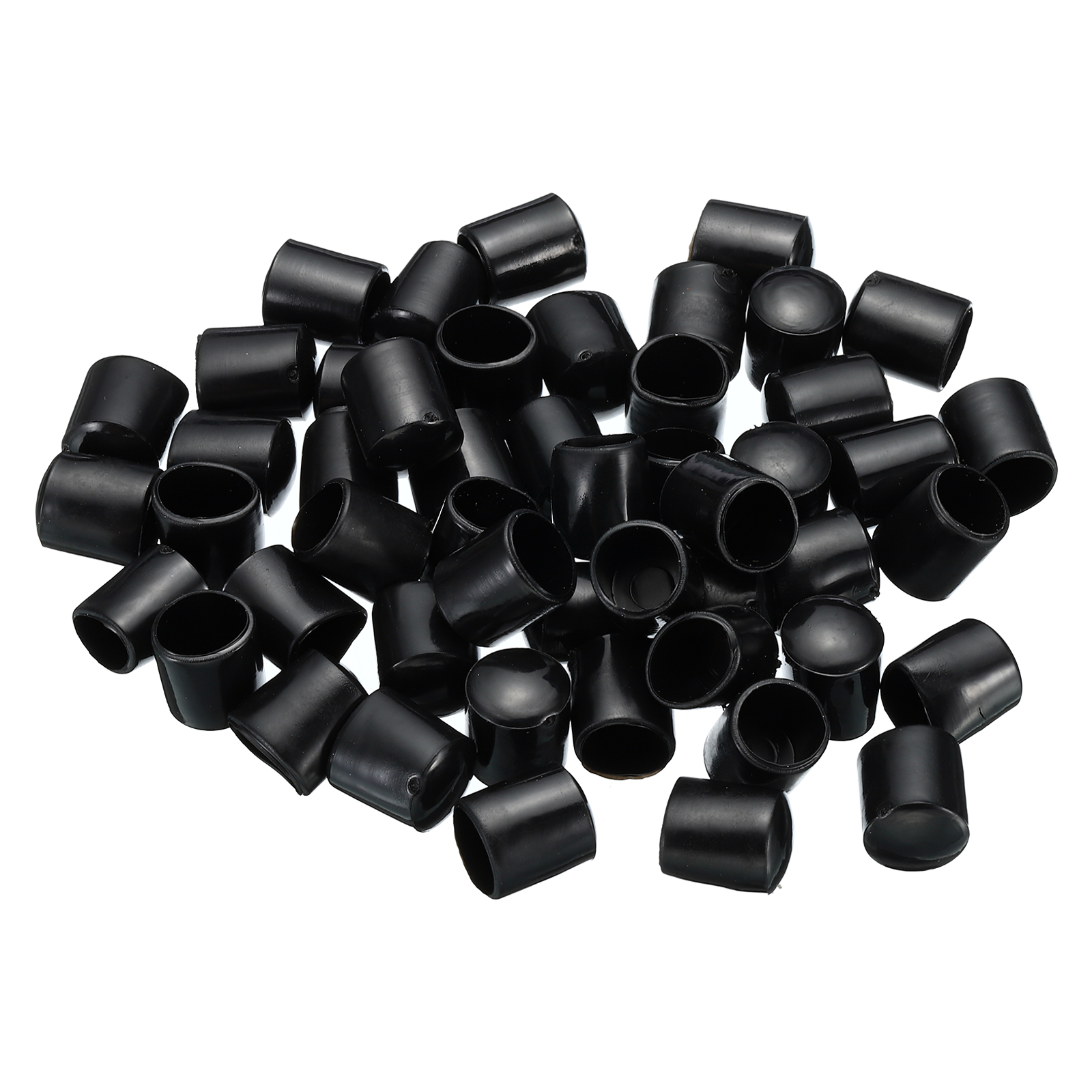Uxcell Kitchen Sink Rack Feet, 50 Pack 10mm IDx11mm OD PVC Rack Bottom ...