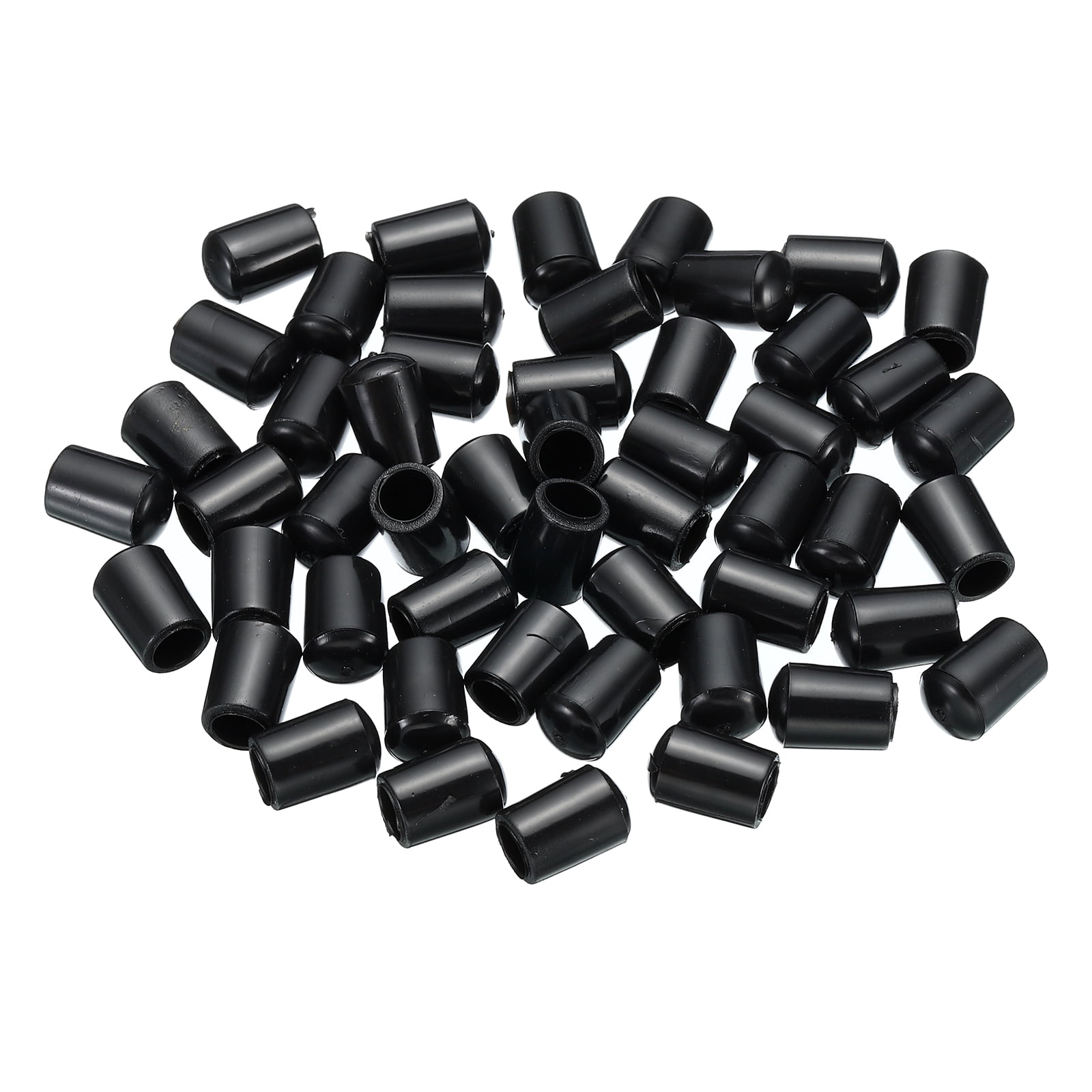 Uxcell Kitchen Sink Rack Feet, 50 Pack 6mm IDx9mm OD PVC Rack Bottom ...