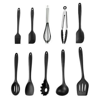 Shop KitchenAid ® Black Silicone Utensils, Set of 6. Silicone cookware is a  joy to work with, thanks to supre…
