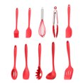 thumbnail image 1 of Uxcell Kitchen Utensil Set - 10 in 1 Silicone Cooking Utensils for Nonstick Cookware Red, 1 of 6