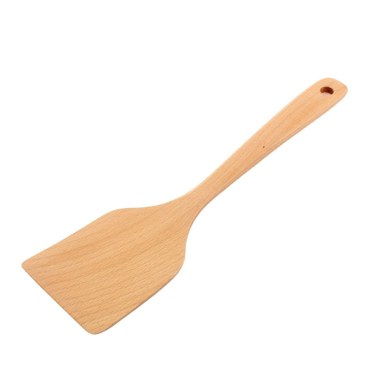 Flat 2024 wooden spatula