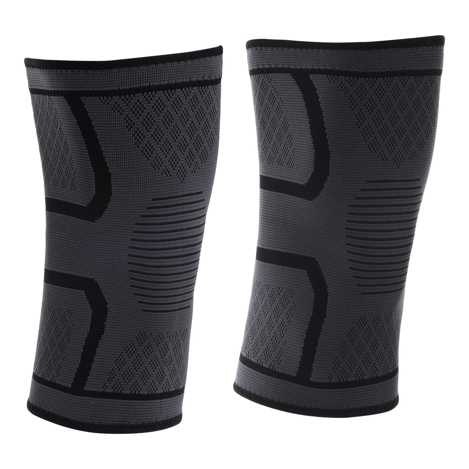 Compression Padding Uxcell Knee Compression Sleeve, 2 Pack Nylon Knee Braces Leg Sleeve ...