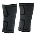 thumbnail image 1 of Uxcell Knee Compression Sleeve, 2 Pack Nylon Knee Braces Leg Sleeve Compression Knee Padding - Black, X-Large, 1 of 6