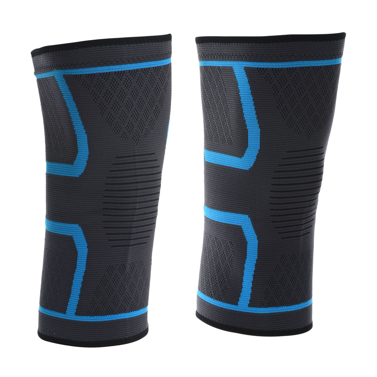 Uxcell Knee Compression Sleeve, 2 Pack Nylon Knee Braces Leg Sleeve