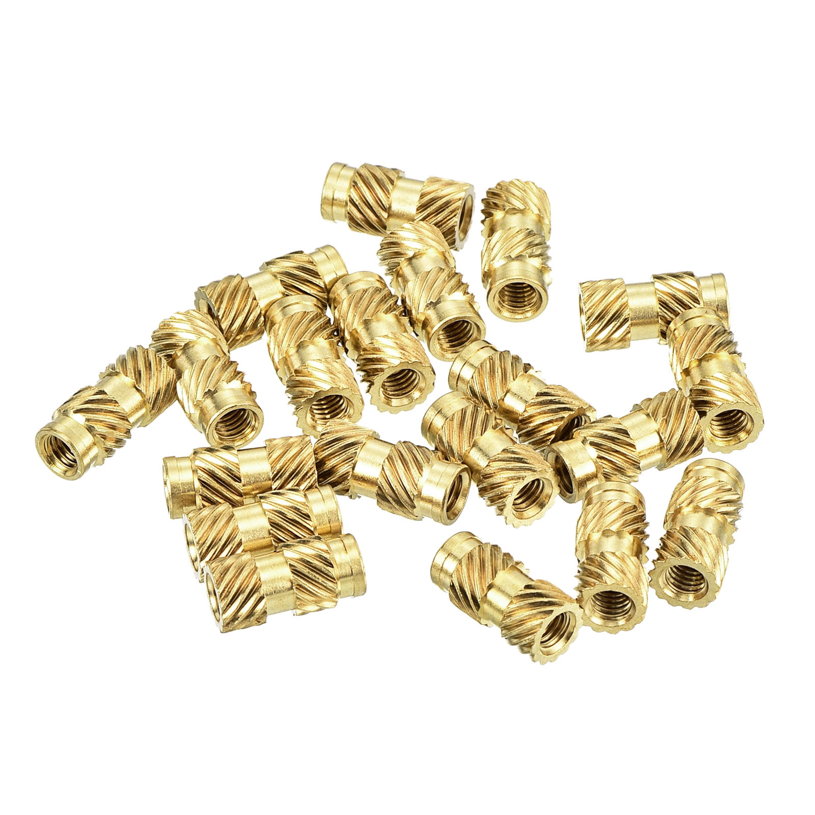 Lot De 100 Inserts Filetés Moletés M3 En Laiton - Pour Montage à Chaud 3x5mm