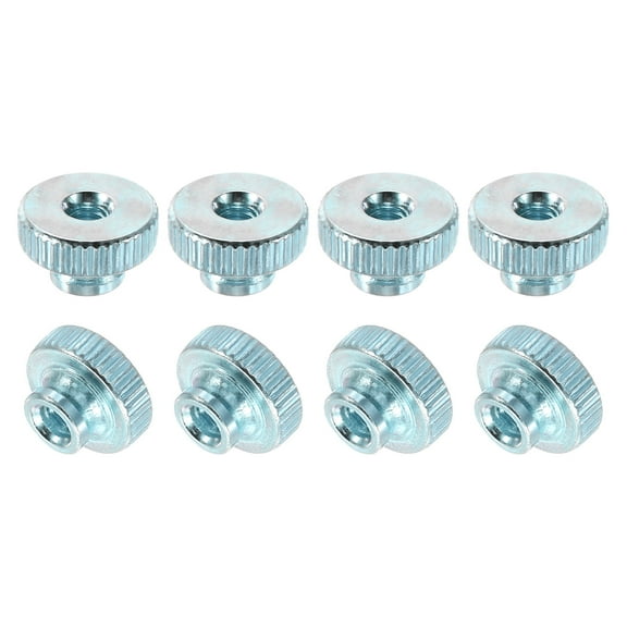 Uxcell Knurled Thumb Nuts, 8Pcs M3 Brass Nut High Head Through Hole for 3D Printer Part