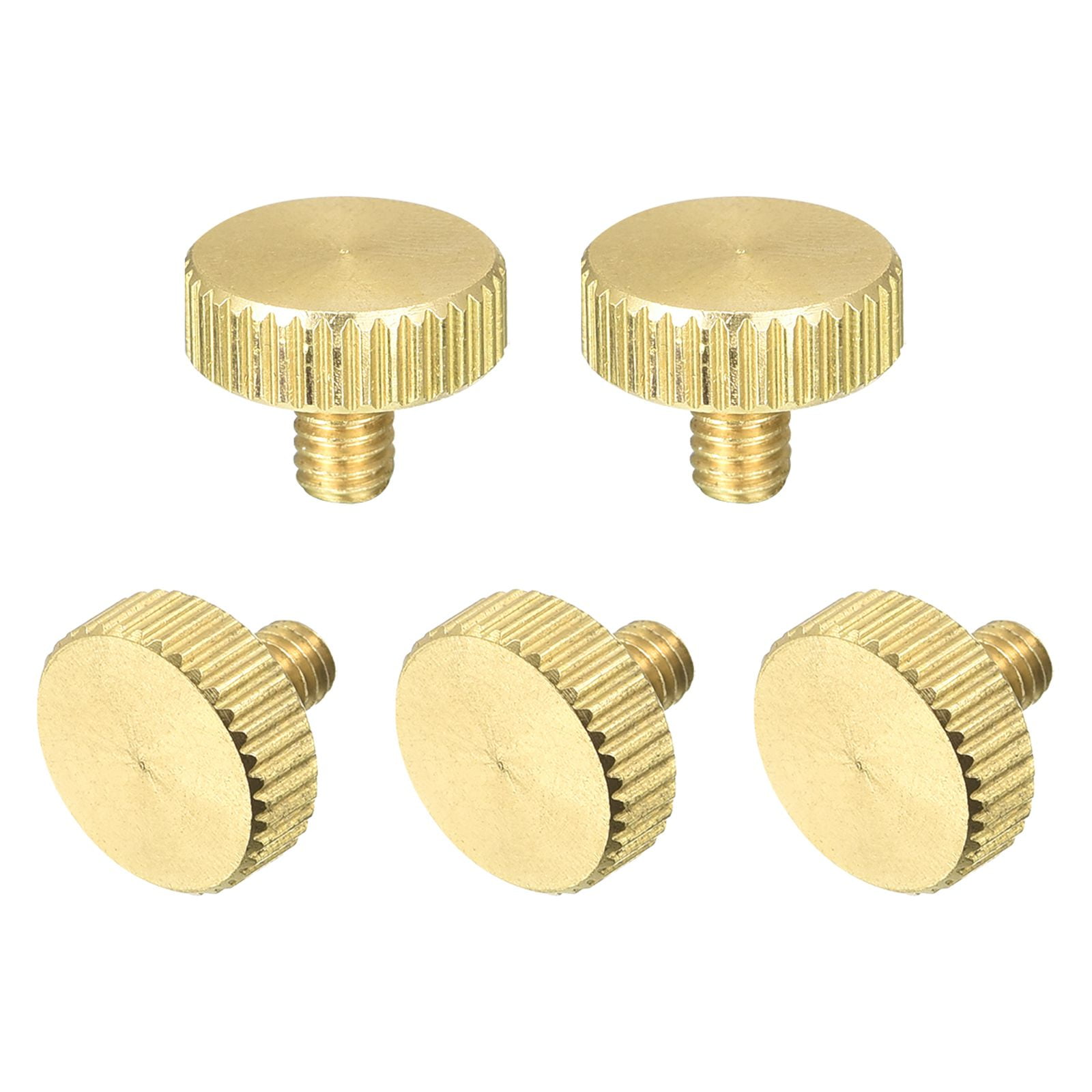 Vesslam 20 Pcs M4 X 10 Mm Threaded Knurled Thumbscrew, Monitor Screws Vesa Mount Screws Carbon Steel Clamping Knobs Grip Thumb Screw Mounting Thumb Screw