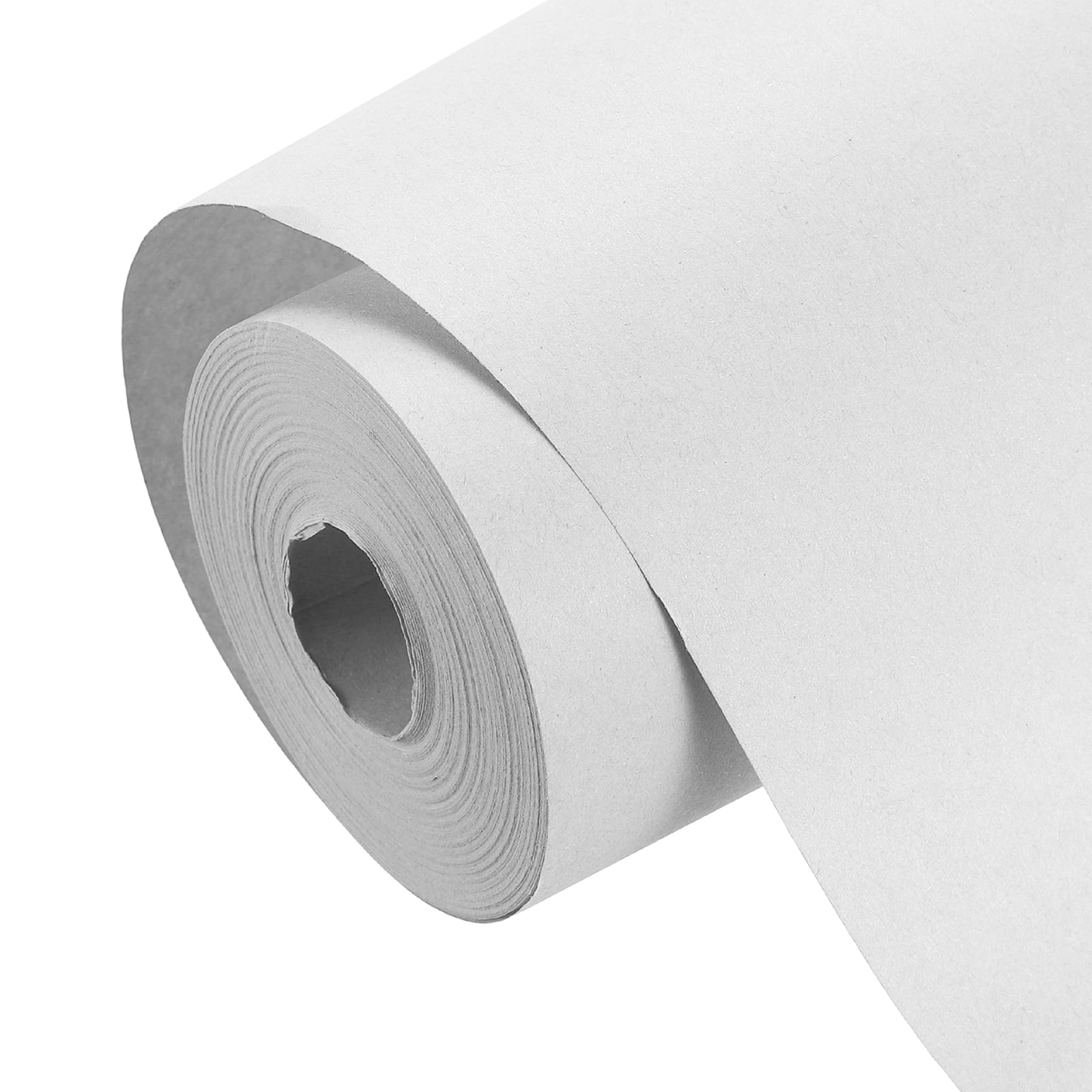 Uxcell Kraft Wrapping Paper, 11.8"x 1181"(98.42') Decorative Paper Kraft Craft Paper for Gift Wrapping Bouquet Flower Bulletin Board Art Painting Craft Packaging Shipping, White 645GSM