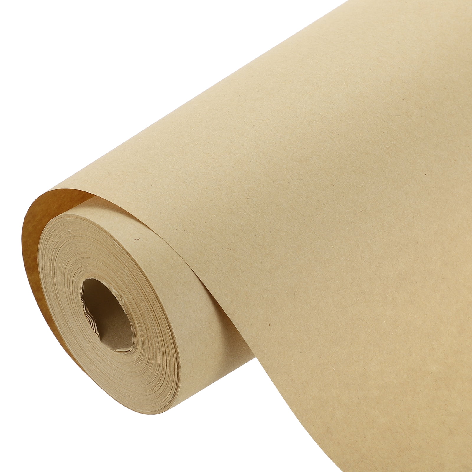 Uxcell Kraft Wrapping Paper, 15"x 1181"(98.42') Decorative Paper Kraft Craft Paper for Gift Wrapping Bouquet Flower Bulletin Board Art Painting Craft Packaging Shipping, White 738GSM