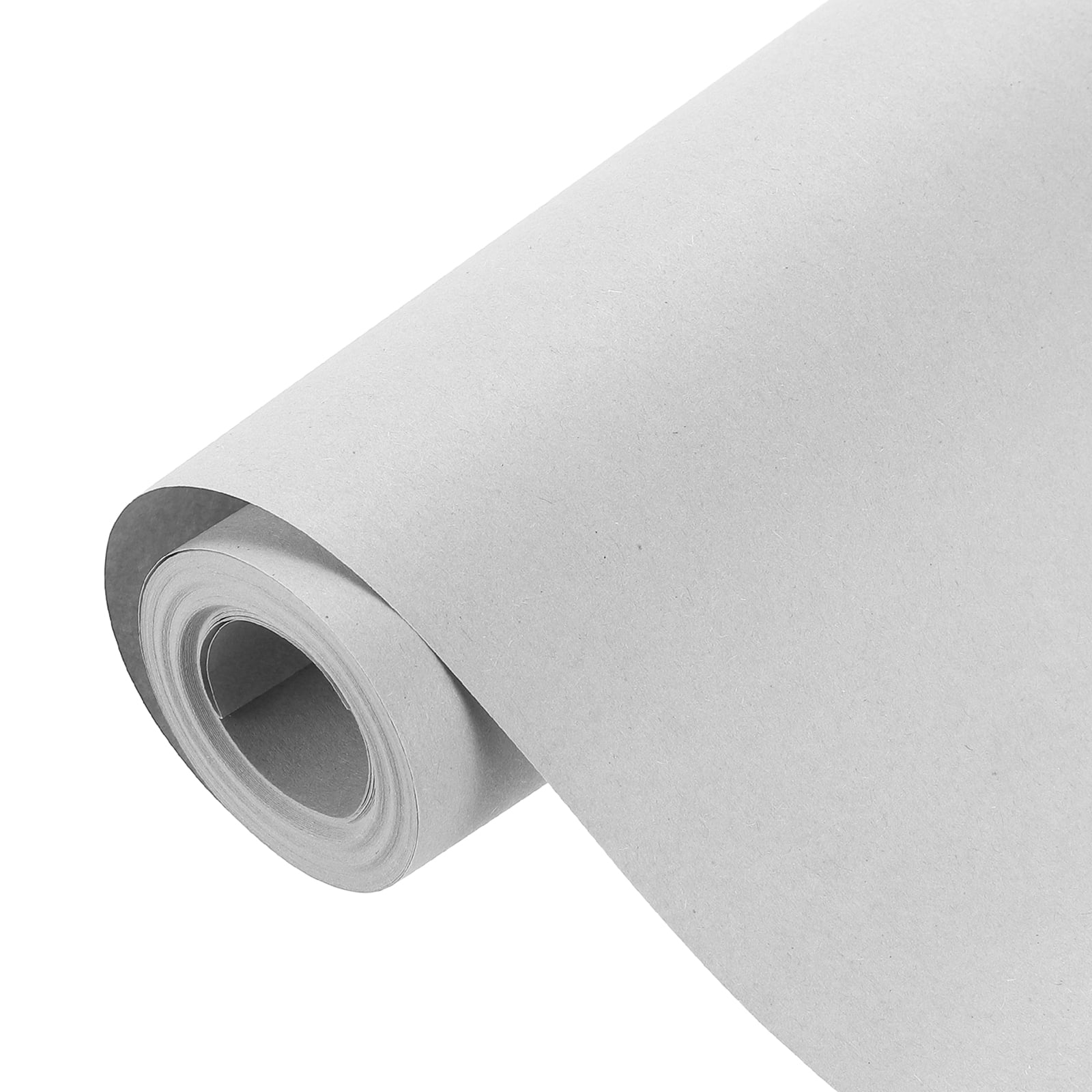 Uxcell Kraft Wrapping Paper, 19.7"x 393"(32.8') Decorative Paper Kraft Craft Paper for Gift Wrapping Bouquet Flower Bulletin Board Art Painting Craft Packaging Shipping, White 300GSM