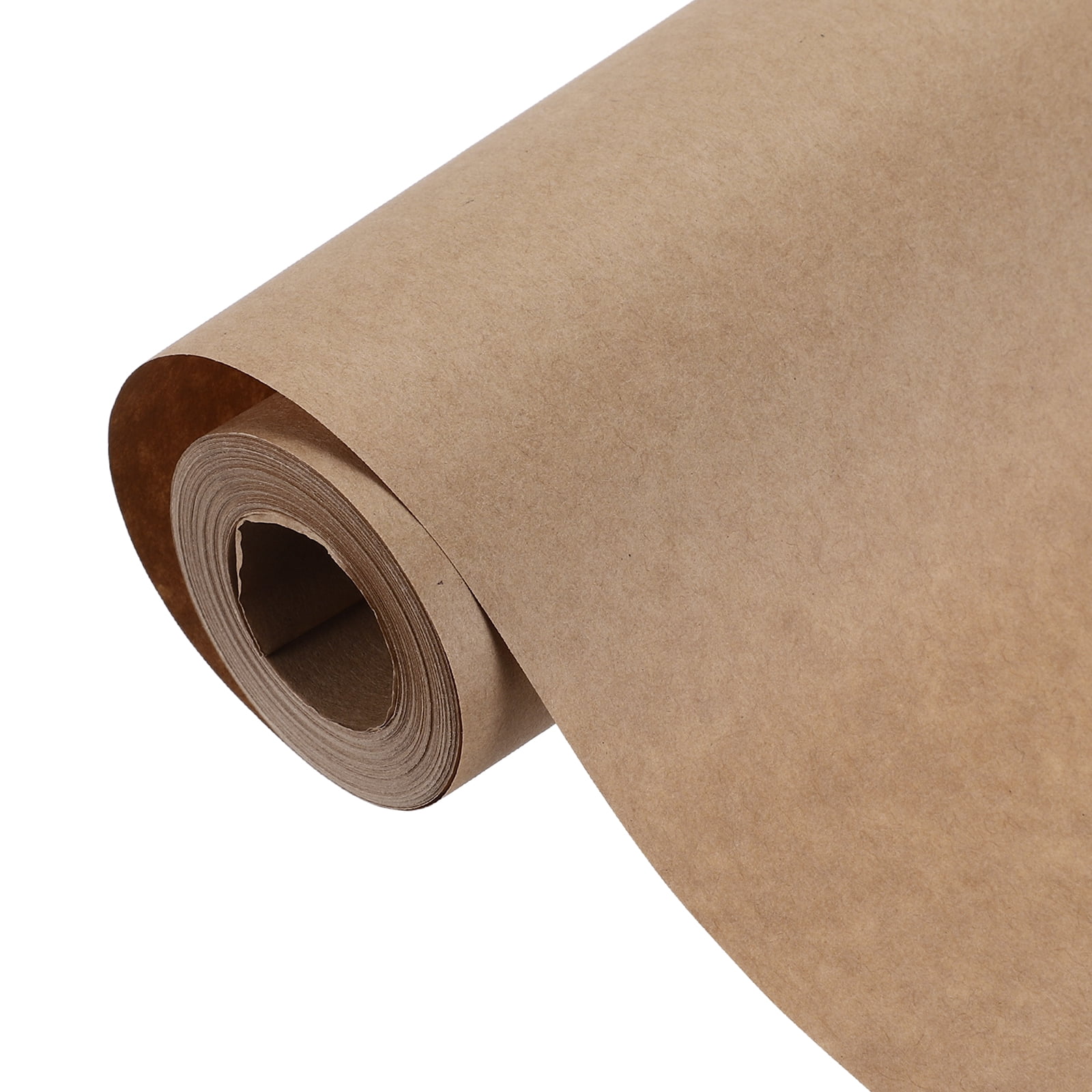 Uxcell Kraft Wrapping Paper, 19.7"x 393"(32.8') Decorative Paper Kraft Craft Paper for Gift Wrapping Bouquet Flower Bulletin Board Art Painting Craft Packaging Shipping, White 418GSM
